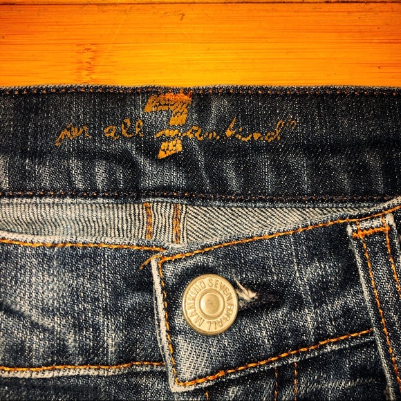 7 for all Mankind distressed bootcut sz 25 - Picture 2 of 6